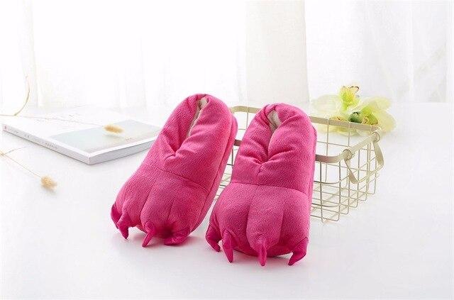 Hot Pink Animal Slippers - Onesiemania