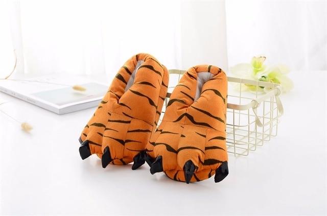 Orange Tiger Slippers - Onesiemania